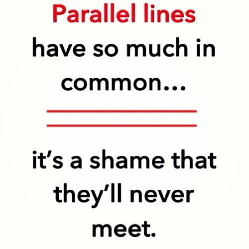 parallel lines joke 